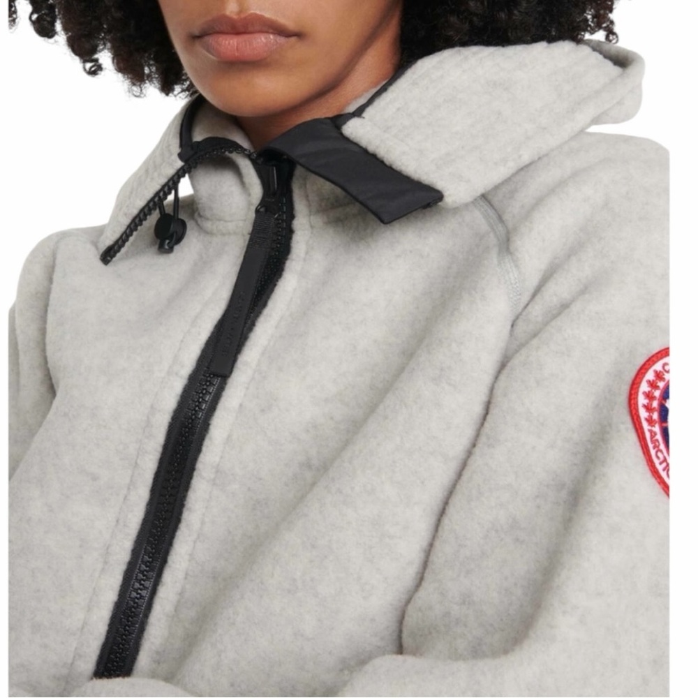 Canada Goose Women’s Kind Fleece Chilliwack Bomber Mist Grey Size XL - Picture 8 of 15